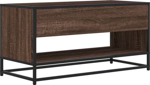 vidaXL Szafka pod telewizor, brazowy dab, 91x40x46 cm