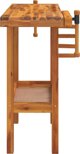 vidaXL Τραπέζι εργασίας με σφιγκτήρες, 92x48x83 εκ., ξύλο ακασίας