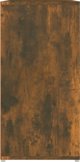 vidaXL Ντουλάπι Παπουτσιών, Καπνισμένο Δρυς, 60x35x70 εκ
