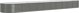 vidaXL vidaXL Donica ogrodowa, malowana proszkowo stal, 440x80x36 cm, szara
