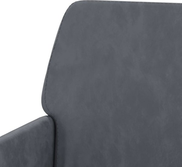 vidaXL Σκαμπό, σκουρόχρωμο γκρι, 108x79x79 εκ., με επένδυση από βελούδο