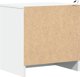 vidaXL Σετ 2 Κομοδίνα με LED, Λευκά, από Ξυλοπαραγωγικό Υλικό