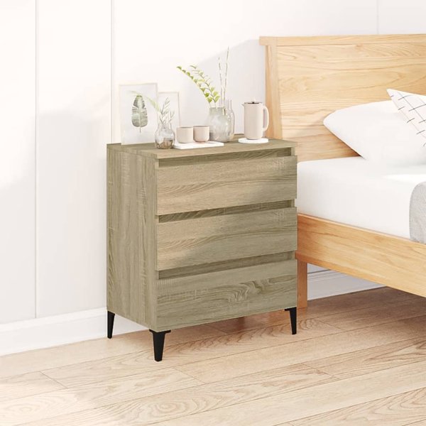 vidaXL Συρταριέρα Sonoma Δρυς, 60x35x70 cm, από ξύλο και συνθετικό υλικό