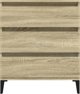 vidaXL Συρταριέρα Sonoma Δρυς, 60x35x70 cm, από ξύλο και συνθετικό υλικό