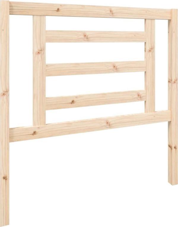 vidaXL Κεφαλάρι κρεβατιού, 96x4x100 cm, μασίφ ξύλο πεύκου