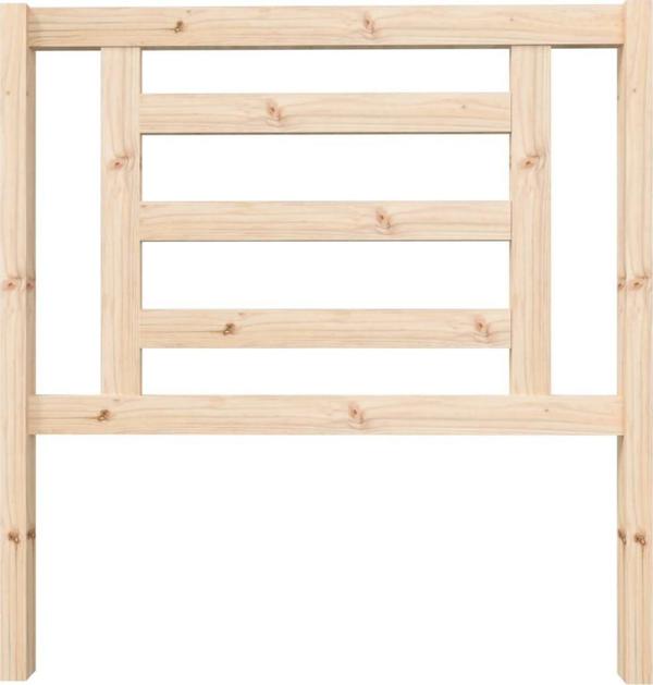 vidaXL Κεφαλάρι κρεβατιού, 96x4x100 cm, μασίφ ξύλο πεύκου