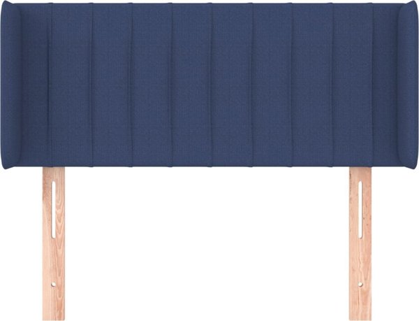 vidaXL Zaglowek uszak, μπλε, 83x16x78/88 cm, ύφασμα