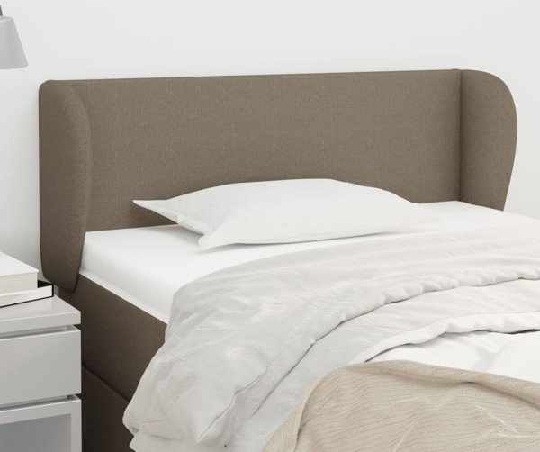 vidaXL Κεφαλάρι uszak, taupe, 103x23x78/88 εκ., ύφασμα