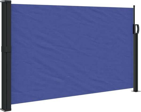 vidaXL Zwijana markiza boczna, niebieska, 120 x 600 cm
