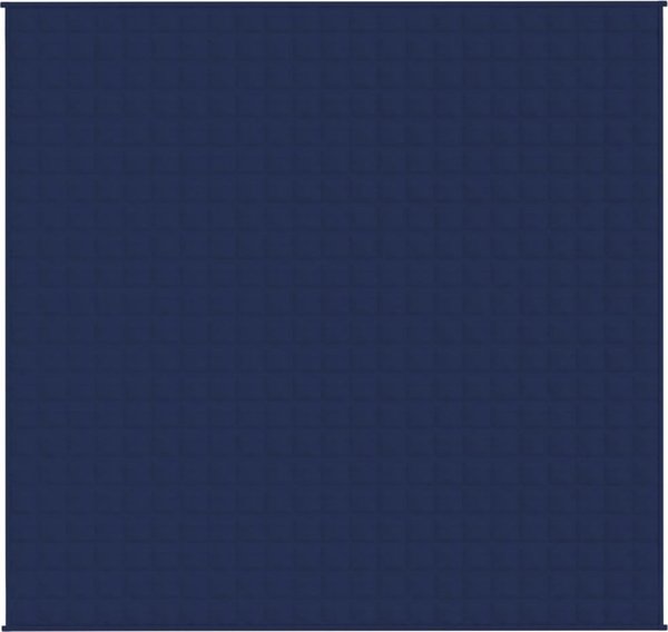 vidaXL Βάρος πάπλωμα, μπλε, 220x230 εκ., 15 κιλά, υφασμάτινο