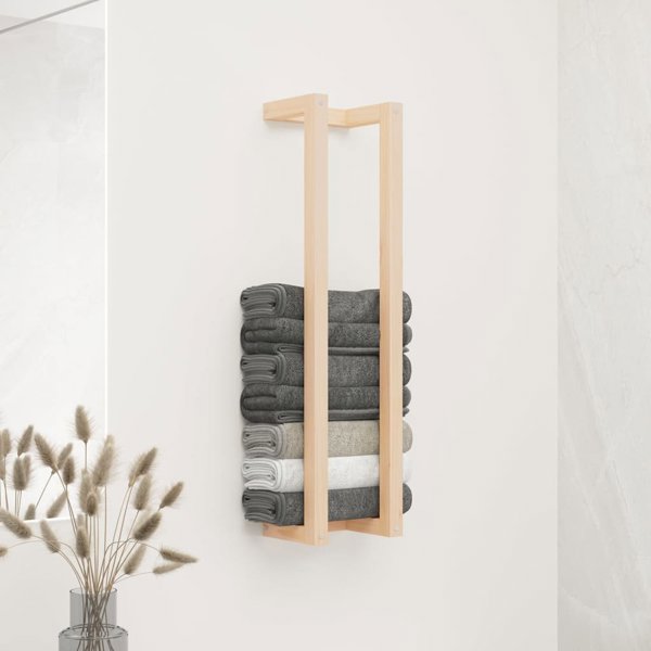 vidaXL Κρεμάστρα Πετσετών 23x18x90 cm από Μασίφ Πεύκο