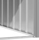 vidaXL vidaXL Buda dla psa, szara, 116,5x153x81,5 cm, stal