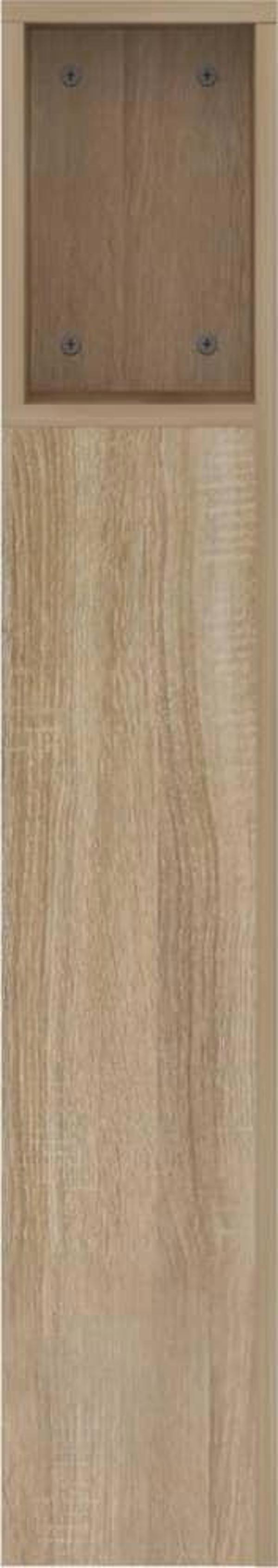 vidaXL Κεφαλάρι Κρεβατιού με Ράφια, Sonoma Δρυς, 160x18,5x104,5 εκ
