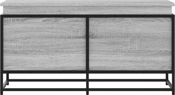 vidaXL Κουτί με καπάκι, γκρι δρυς sonoma, 100x40x51,5 εκ.