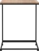 vidaXL Τραπέζι βοηθητικό με ροδάκια, μαύρο, 55x35x70 εκ.
