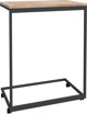 vidaXL Τραπέζι βοηθητικό με ροδάκια, μαύρο, 55x35x70 εκ.