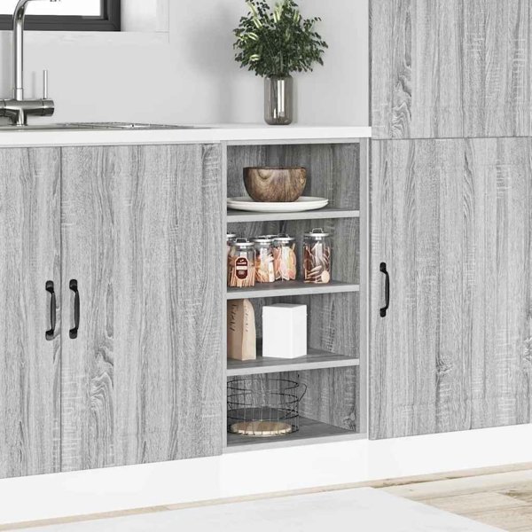 VidaXL Κάτω Ντουλάπι Κουζίνας Γκρι Δρυς Sonoma 40x44,5x81,5 εκ.