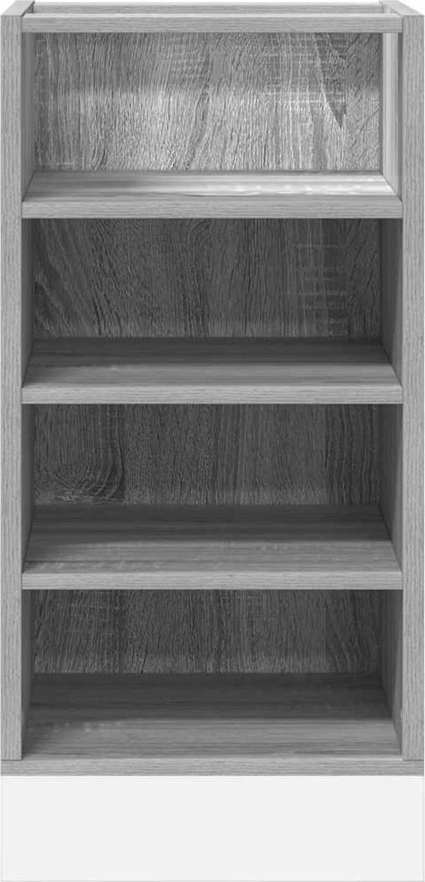 VidaXL Κάτω Ντουλάπι Κουζίνας Γκρι Δρυς Sonoma 40x44,5x81,5 εκ.