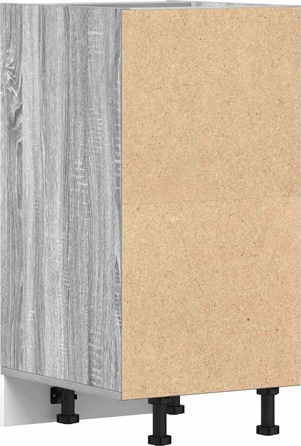 VidaXL Κάτω Ντουλάπι Κουζίνας Γκρι Δρυς Sonoma 40x44,5x81,5 εκ.