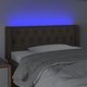 vidaXL Κεφαλάρι κρεβατιού με LED, ταουπέ, 93x16x78/88 εκ., ύφασμα
