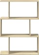 vidaXL Regal przegroda, 3 poziomy, dab sonoma, 70x24x97 cm