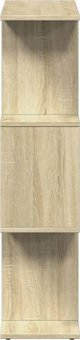 vidaXL Regal przegroda, 3 poziomy, dab sonoma, 70x24x97 cm