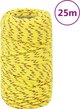 vidaXL Linka zeglarska, zolta, 2 mm, 25 m, polipropylen