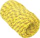 vidaXL Linka zeglarska, zolta, 2 mm, 25 m, polipropylen
