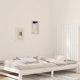 vidaXL Κεφαλάρι κρεβατιού, λευκό, 95,5x3x90 cm, μασίφ ξύλο πεύκου