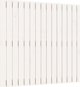 vidaXL Κεφαλάρι κρεβατιού, λευκό, 95,5x3x90 cm, μασίφ ξύλο πεύκου