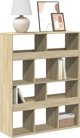 vidaXL Ράφι, δρυς Sonoma, 100x33x125,5 εκ., ξυλοπηγή υλικού