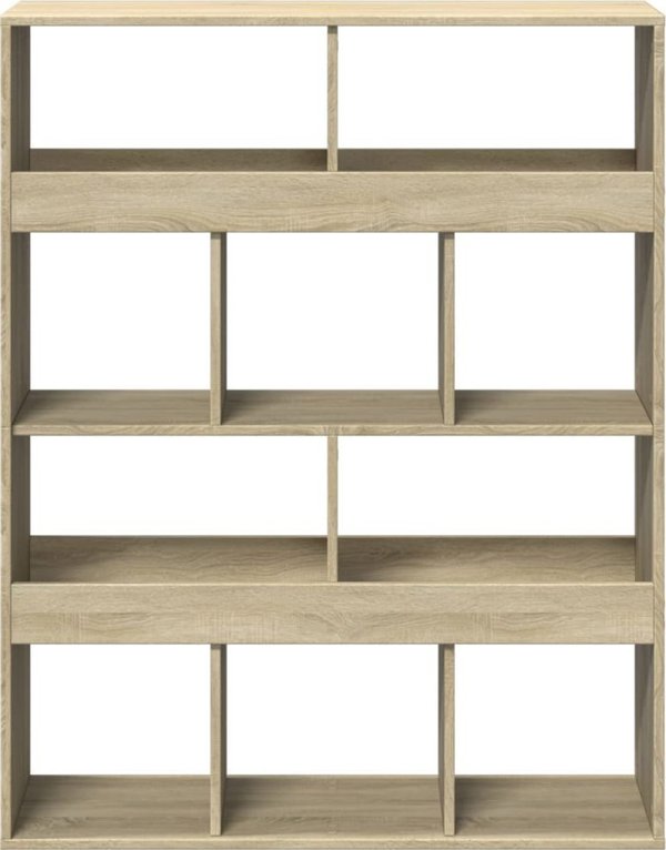 vidaXL Ράφι, δρυς Sonoma, 100x33x125,5 εκ., ξυλοπηγή υλικού