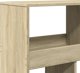 vidaXL Ράφι, δρυς Sonoma, 100x33x125,5 εκ., ξυλοπηγή υλικού