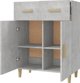 vidaXL Szafka szarosc betonu, 69,5x34x89 cm, material drewnopochodny