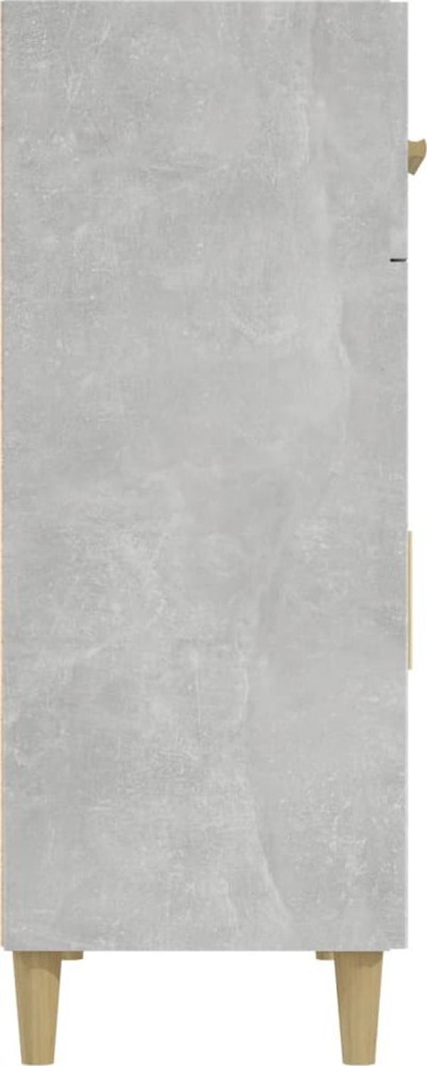 vidaXL Szafka szarosc betonu, 69,5x34x89 cm, material drewnopochodny