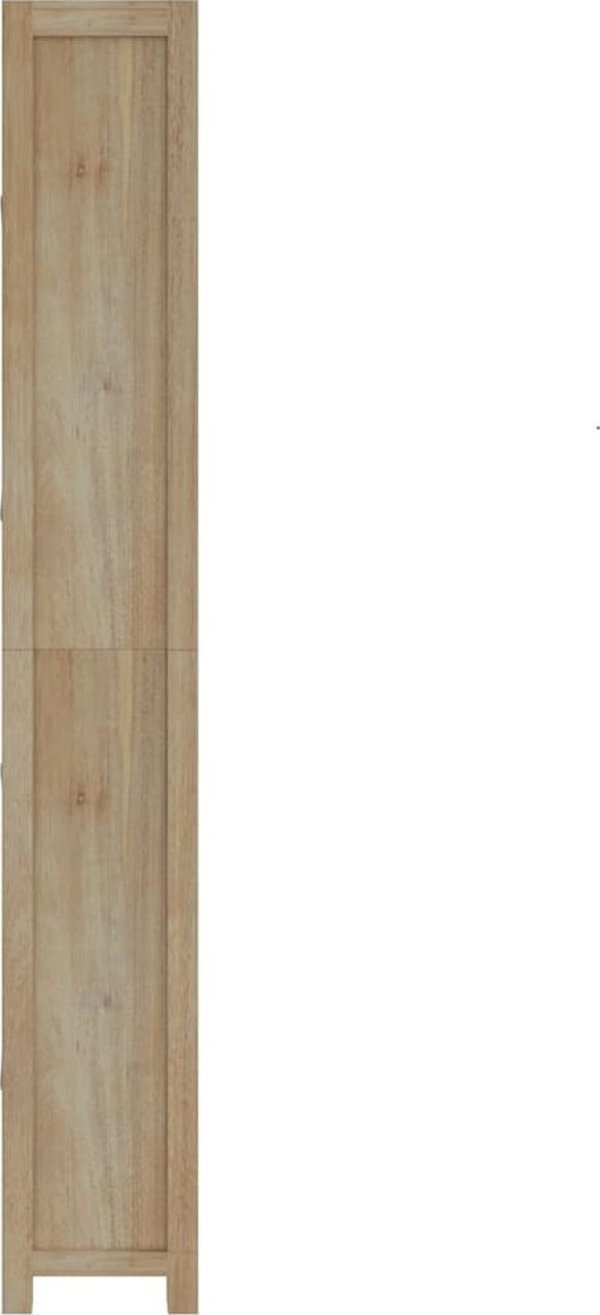 vidaXL Βιβλιοθήκη με 7 ράφια, 80x30x200 cm, στερεό ξύλο ακακίας