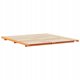 vidaXL Πλαίσιο Κρεβατιού από Μασίφ Ξύλο Πεύκου, Κερωμένο Καφέ, 180x220 cm