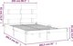 vidaXL Rama κρεβατιού από μασίφ ξύλο σε μελί καφέ, 200x200 cm