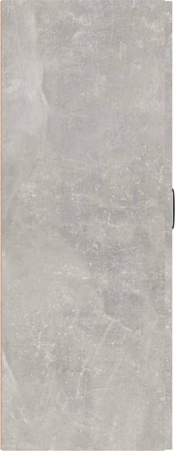 vidaXL Επιτοίχια ντουλάπα, γκρι τσιμέντου, 69,5x34x90 εκ.