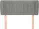 vidaXL Ζαγκλώμκi uszak, ανοιχτό γκρι, 103x23x78/88 εκ., βελούδο