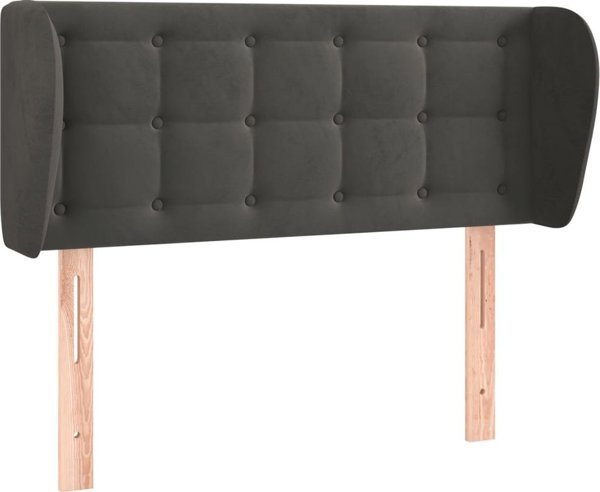 vidaXL Zagloek uszak, skourossary, 93x23x78/88 cm, aksamit