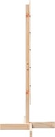 vidaXL Drewniana choinka do udekorowania, 110 cm, lite drewno sosnowe