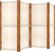 vidaXL vidaXL Parawan 4-panelowy, kremowy, 280 x 180 cm
