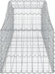 Καλάθια γκαμπιόν vidaXL 10 τεμ. 200x50x40/60 cm γαλβανιζέ σίδηρο