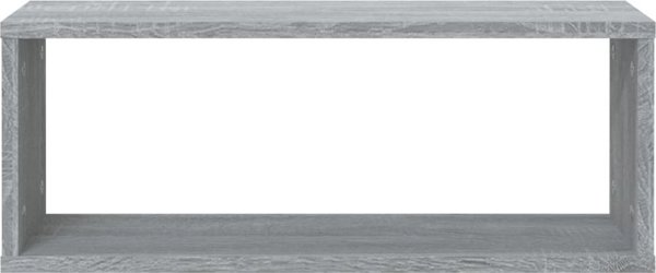 vidaXL Σετ 4 ράφια τοίχου σε γκρι δρυ Sonoma, 60x15x23 cm