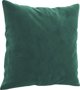 vidaXL 2-osobowa sofa z poduszkami, ciemnozielona, 120 cm, aksamit