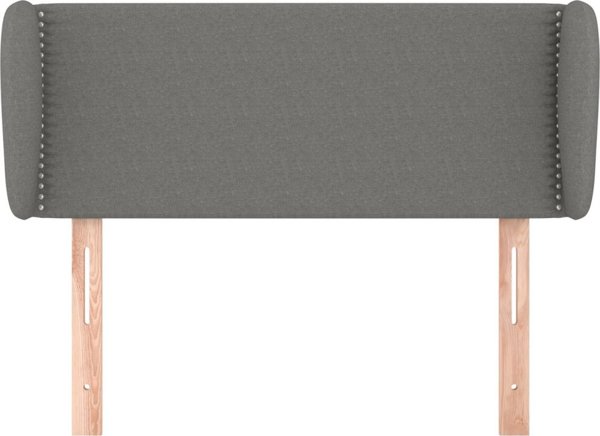 vidaXL Κεφαλάρι τύπου uszak, σκούρο γκρι, 83x23x78/88 cm, ύφασμα