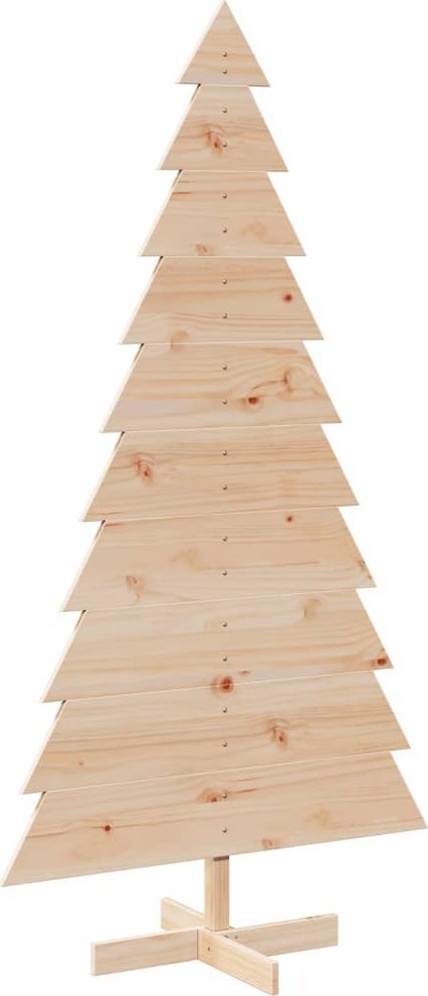 vidaXL Drewniana choinka do udekorowania, 180 cm, lite drewno sosnowe