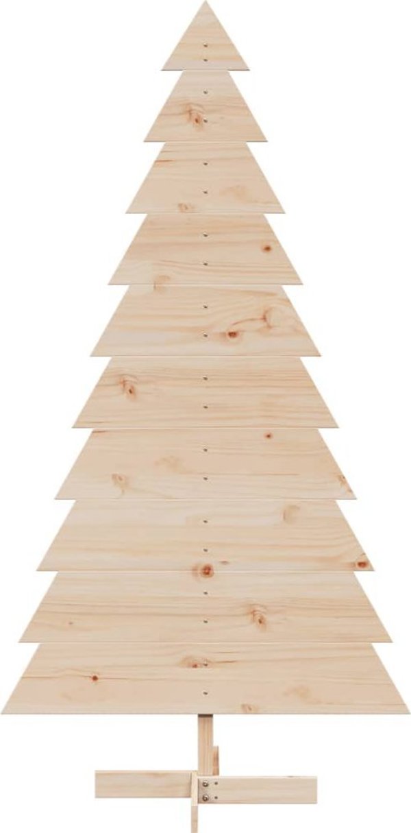 vidaXL Drewniana choinka do udekorowania, 180 cm, lite drewno sosnowe