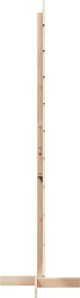 vidaXL Drewniana choinka do udekorowania, 180 cm, lite drewno sosnowe